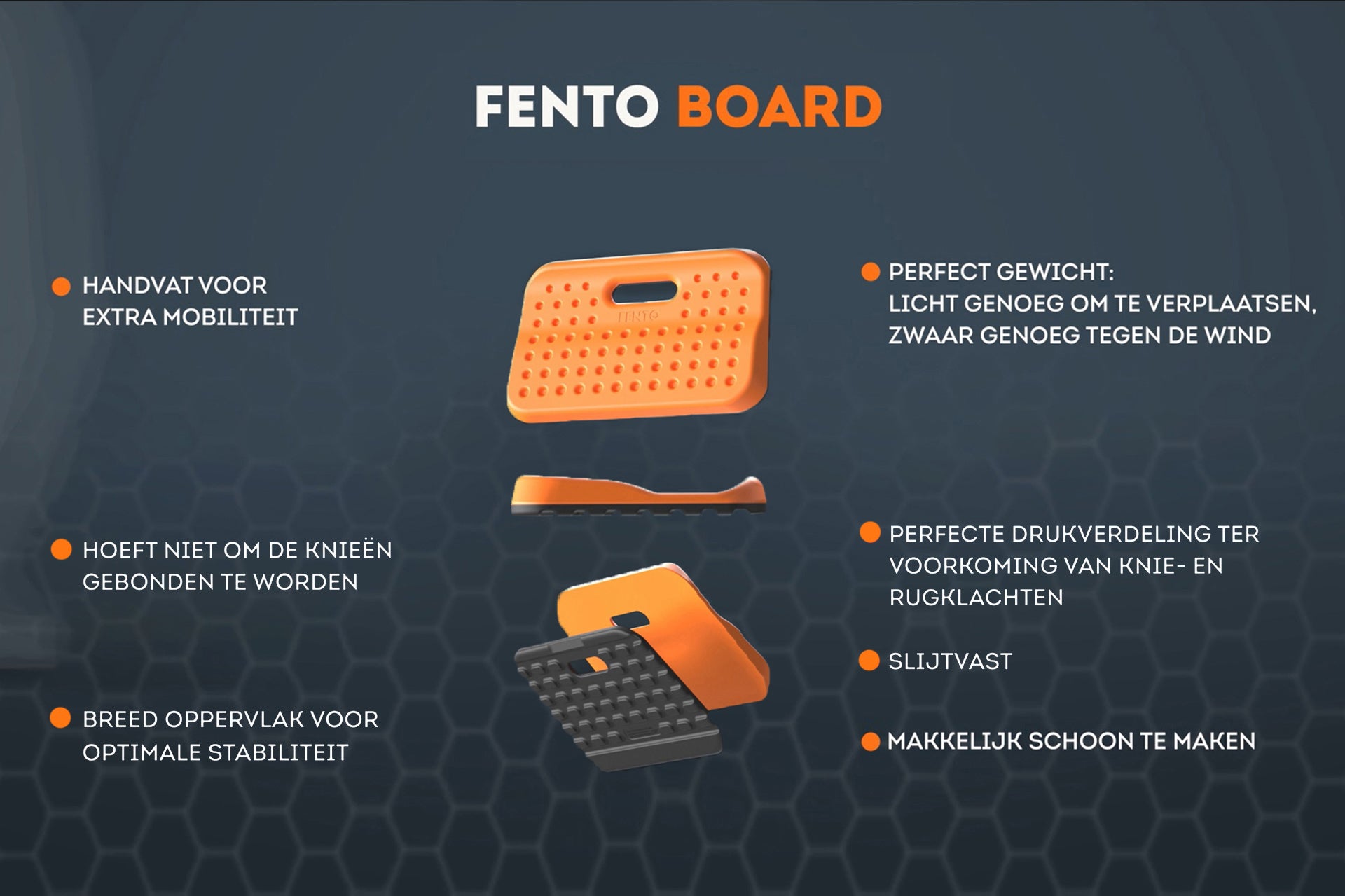Tapis de genou ergonomique Fento Board par pièce
