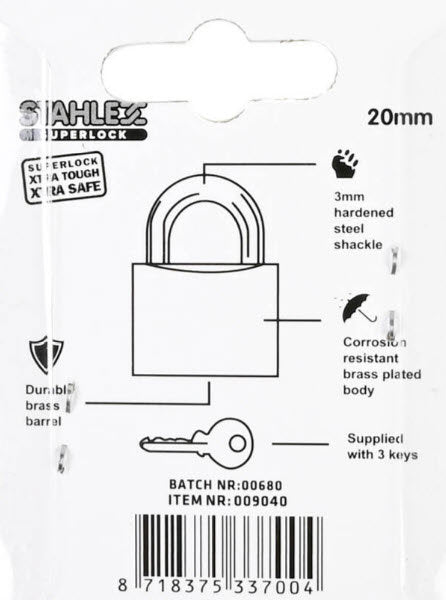 Cadenas 20 mm stahlex