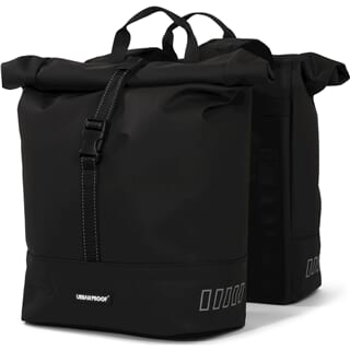 Sac à vélo à vélo à l'étranger à l'épreuve urbaine urbaine 38 litres noirs