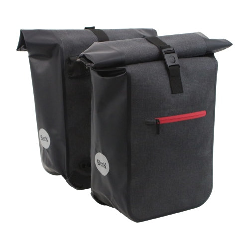 Sac à double fond également 40l. TPU rouge