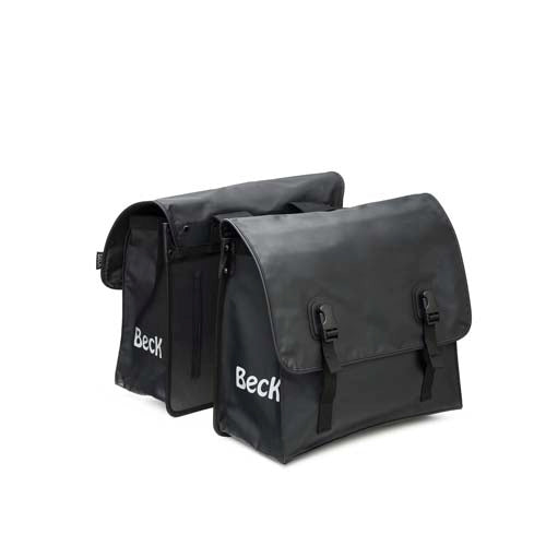 Sac double beck classic bâche noir mat 46l.