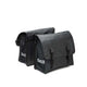 Sac double beck classic bâche noir mat 46l.
