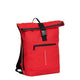 Splash Planner sac à dos roll-top 17 litres rouge hydrofuge avec compartiment ordinateur