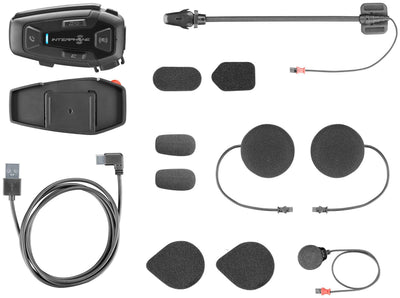 Système de communication pour casque interphone u-com 8 r casque com.system interp. kit simple u-com 8r