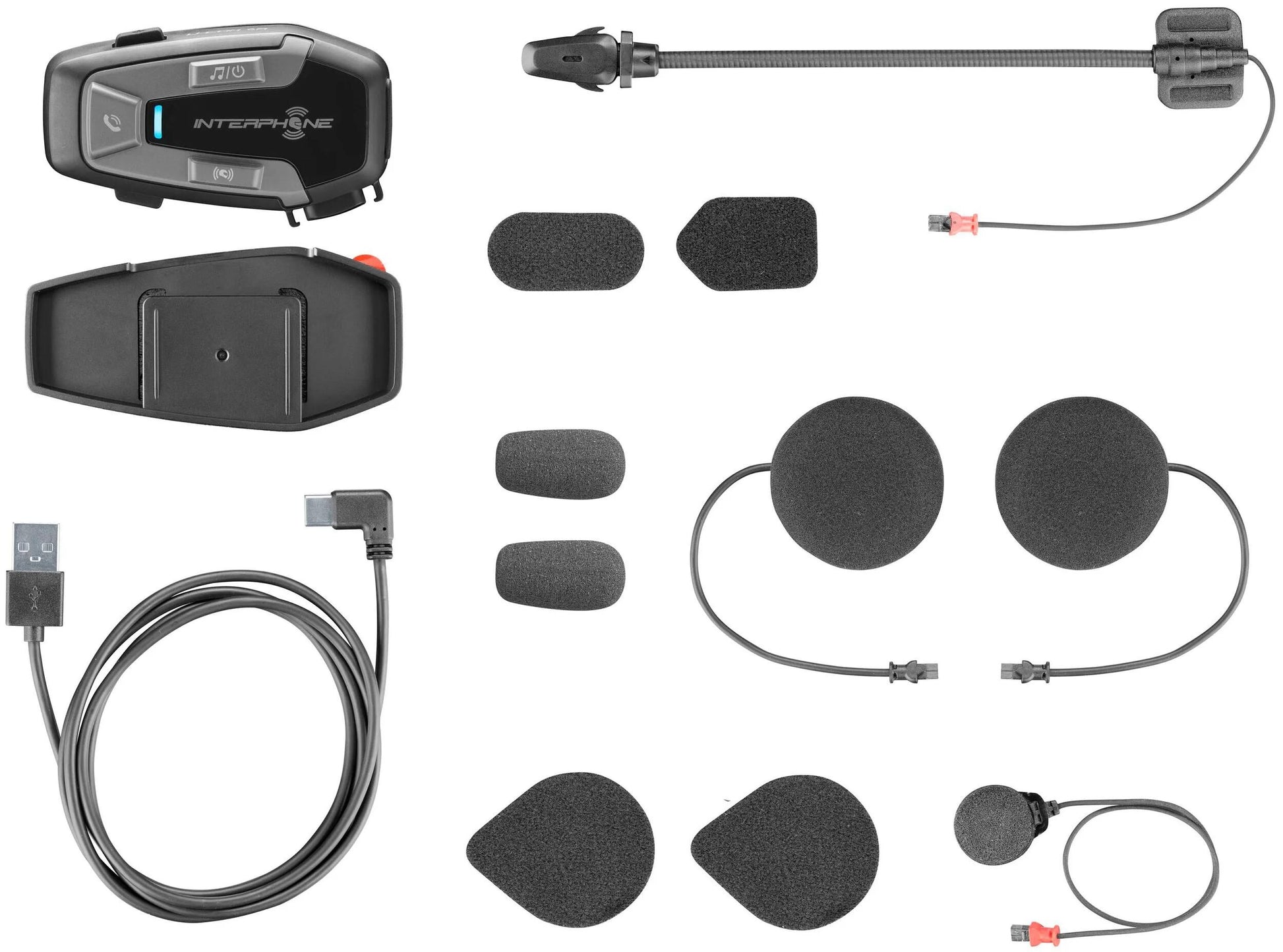Système de communication pour casque interphone u-com 6 r casque com.system interp. kit simple u-com 6r