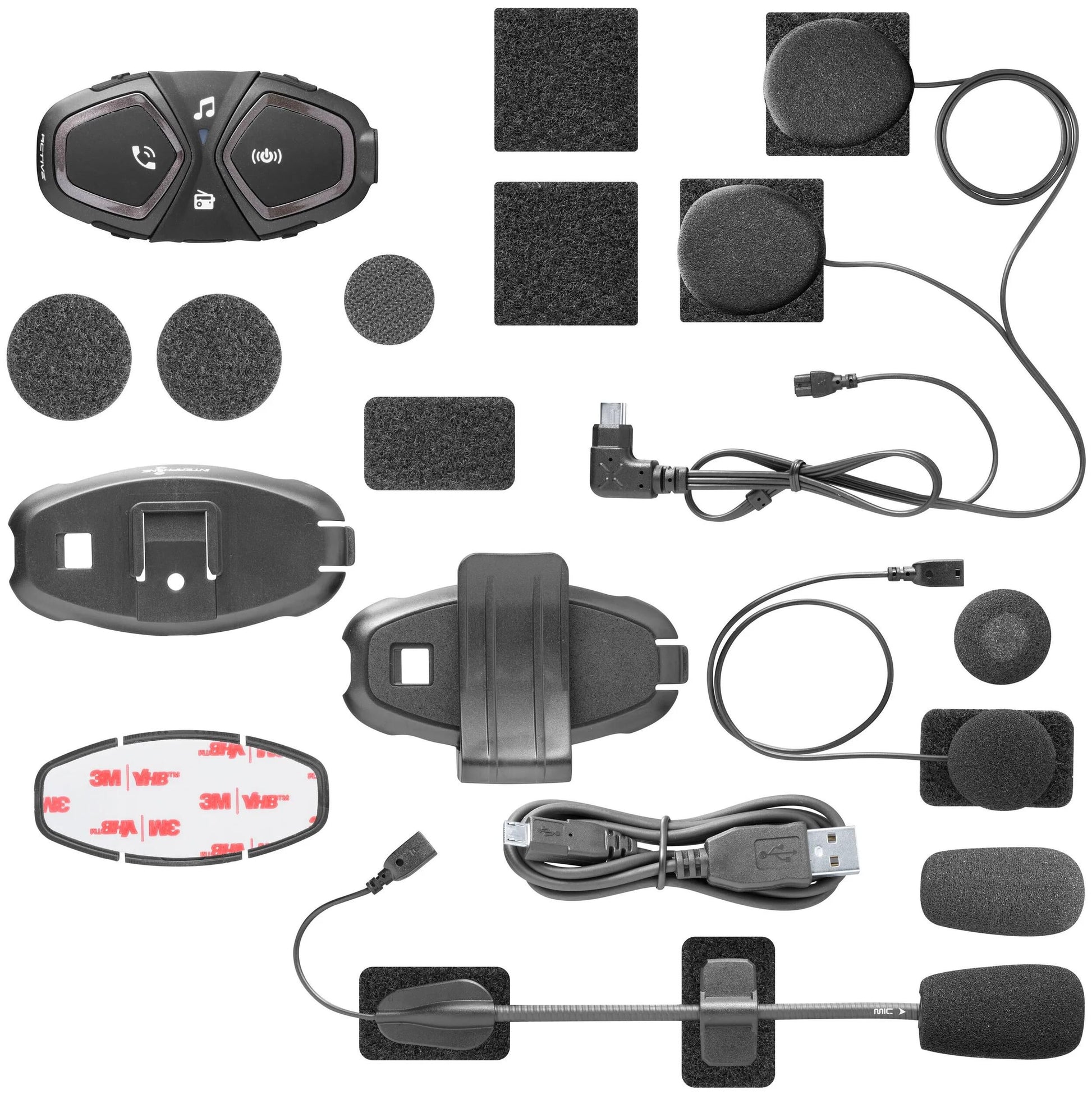 Interphone casque système de communication casque actif com.system interp. kit unique