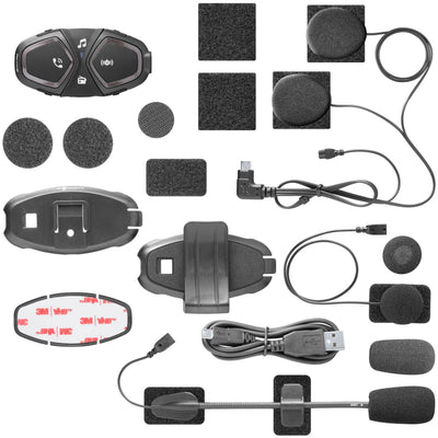 Interphone casque système de communication casque actif com.system interp. kit unique