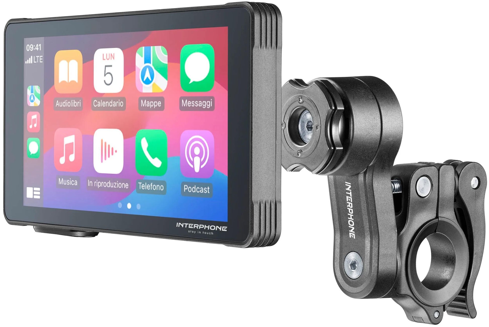 Système d'infodivertissement par interphone ridesync. jeu de voiture ridesync, Android Auto