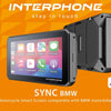 Système d'infodivertissement par interphone sync55 Écran intelligent BMW. synchroniser le jeu de voiture BMW, Android Auto 5.5