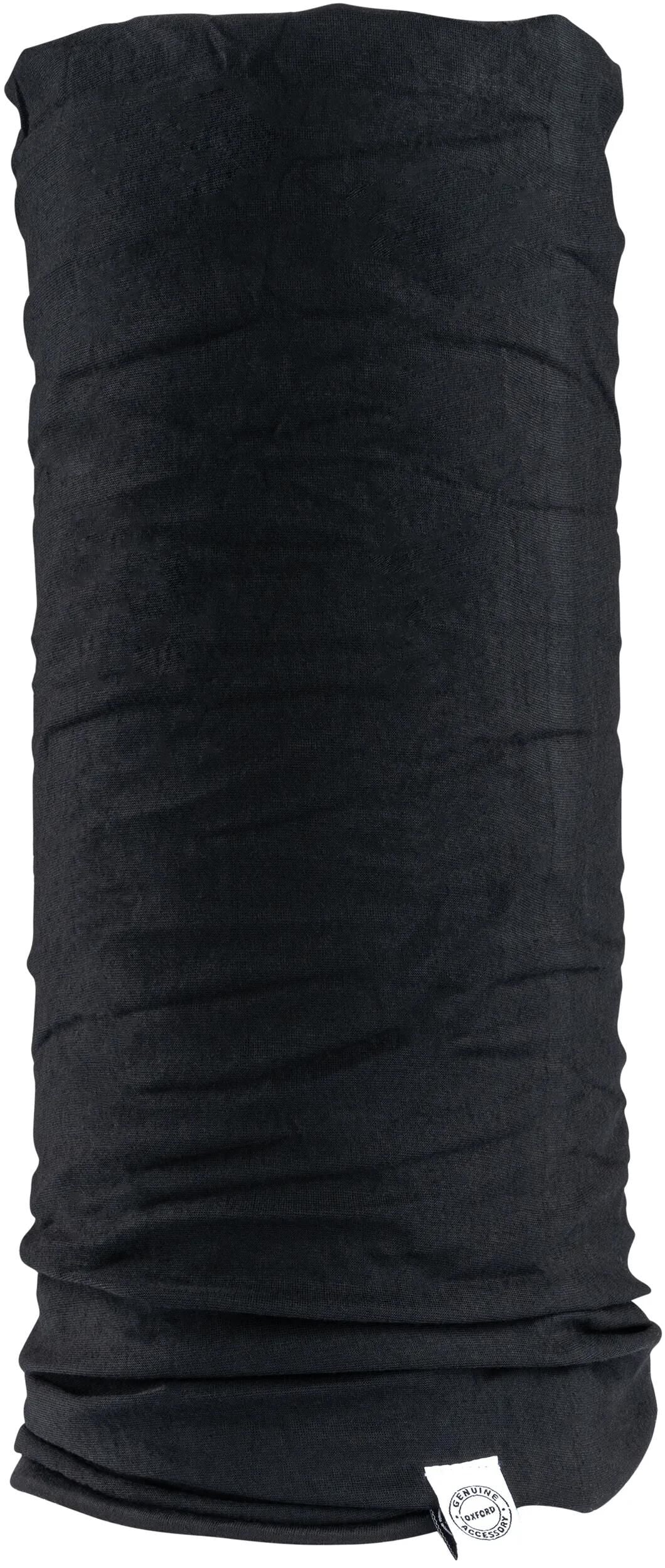 Oxford Multifun. Écharpe noire confortable