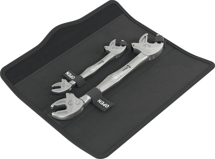 Wera 6006 joker 2 set 1 clé à fourche double auto-ajustable sw 7 - 19mm 2 pièces