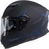 Casque Spec-X SX-82.03 R2 Black Matt Blue M Pin Rea