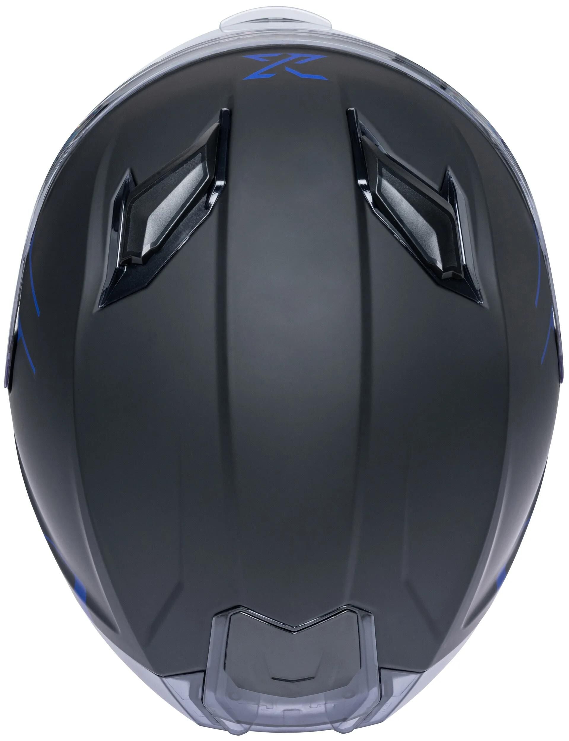 Casque Spec-X SX-82.03 R2 Black Matt Blue L Pin Rea