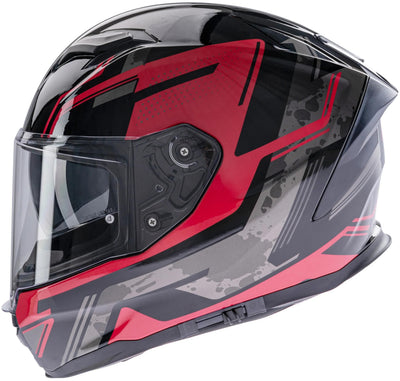 Casque Spec-X SX-82.03 R1 Red Black Grey L lecture