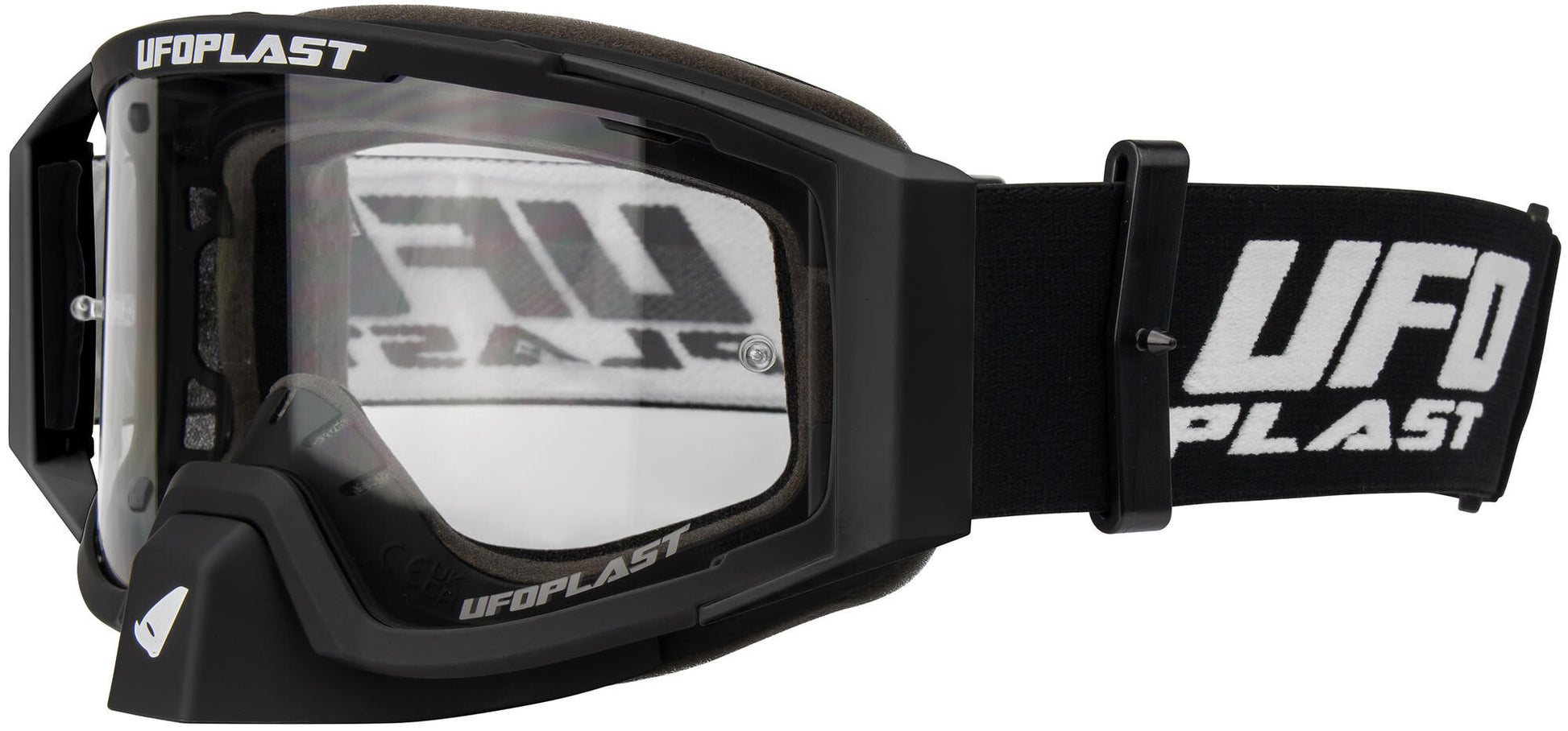 Ufo plast wise lunettes de motocross lunettes cross wise noir