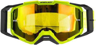 Lunettes de motocross Ufo pipi core 2.0. lunettes cross core 2.0 jaune noir