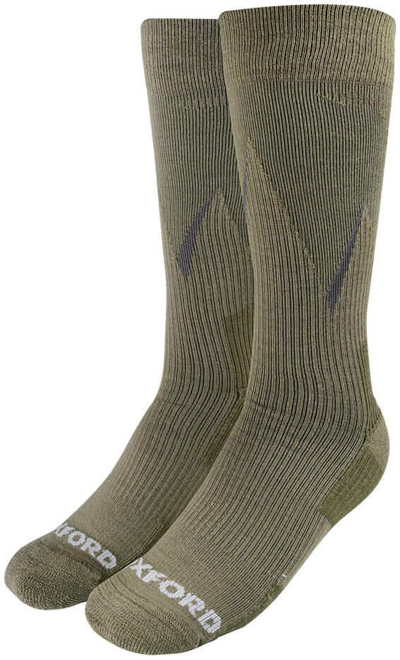 Oxford Mérino chaussettes Khaki Gr. s