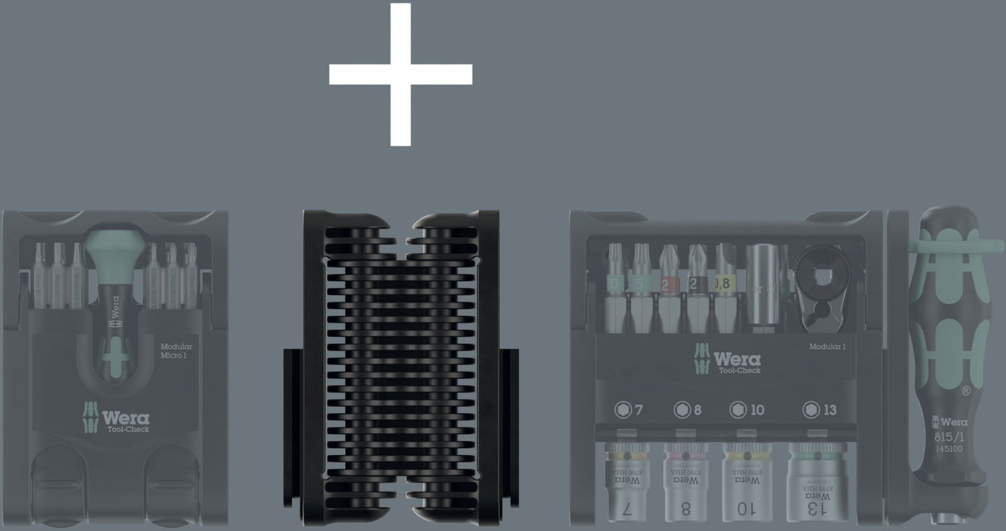 Charnière Wera 9550 pour contrôle d'outils modulaire