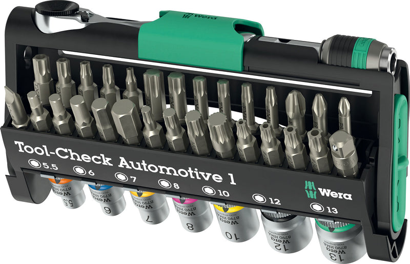 Wera outil de contrôle automobile 1, 38 pièces