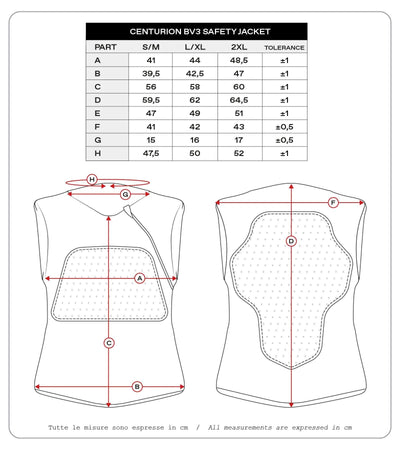 UFO Plast Gilet de Protection Centurion BV3 Gilet de Protection UFO BV3 Centurion Noir L XL