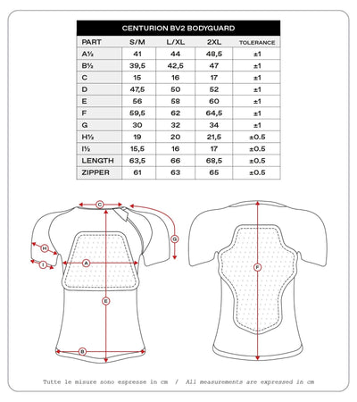 Chemise protectrice ovni plast centurion bv2 chemise protectrice ufo bv2 centurion noir s m
