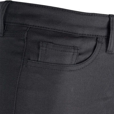 Pantalon oxford, y compris les dames cirées, Black Regu Taille 16