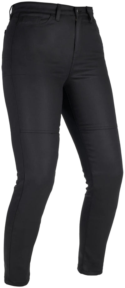 Pantalon oxford, y compris les dames cirées noires longues 14