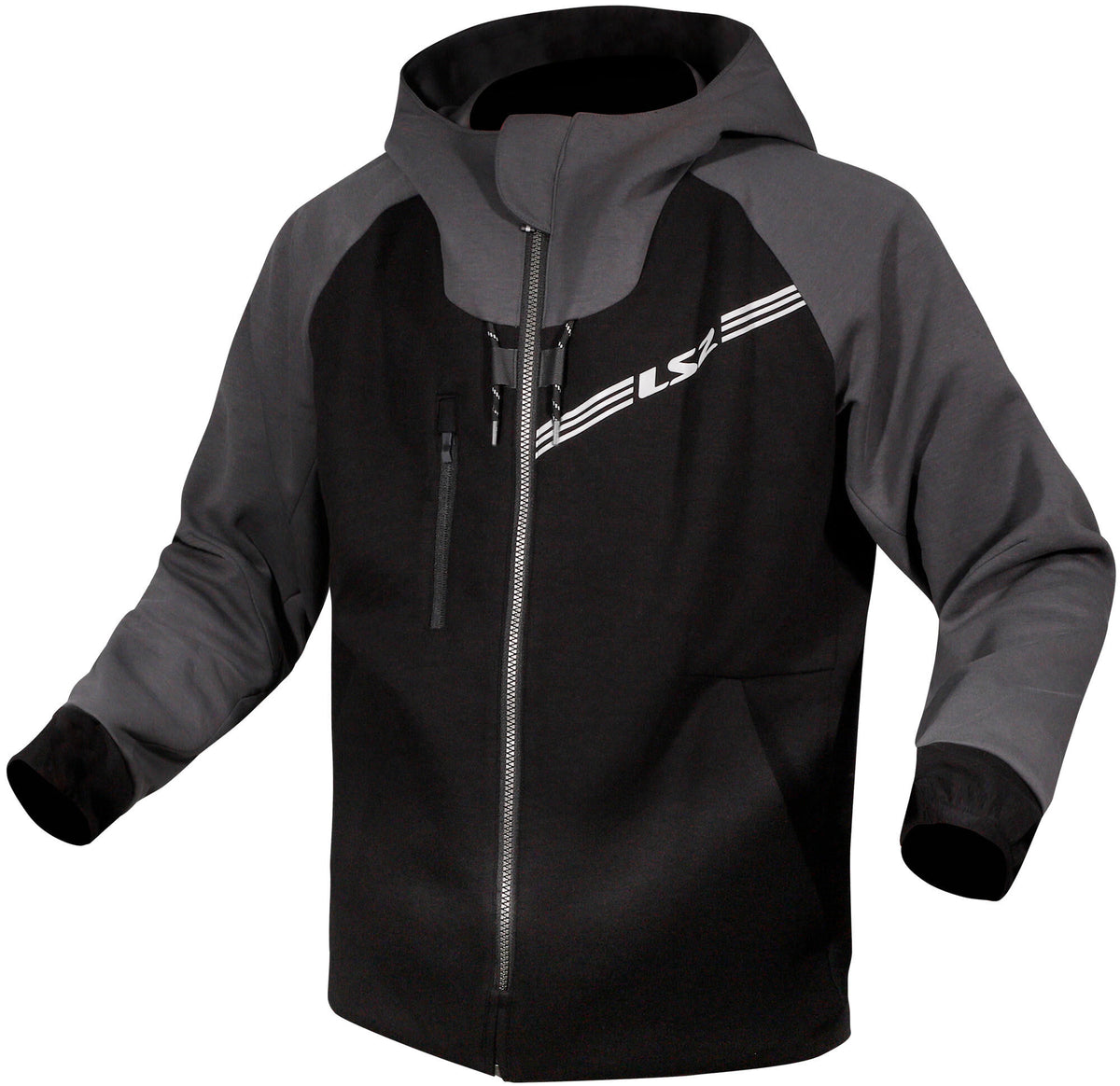 Ls2 veste d'accélérateur veste d'accélérateur homme noir gris foncé xl