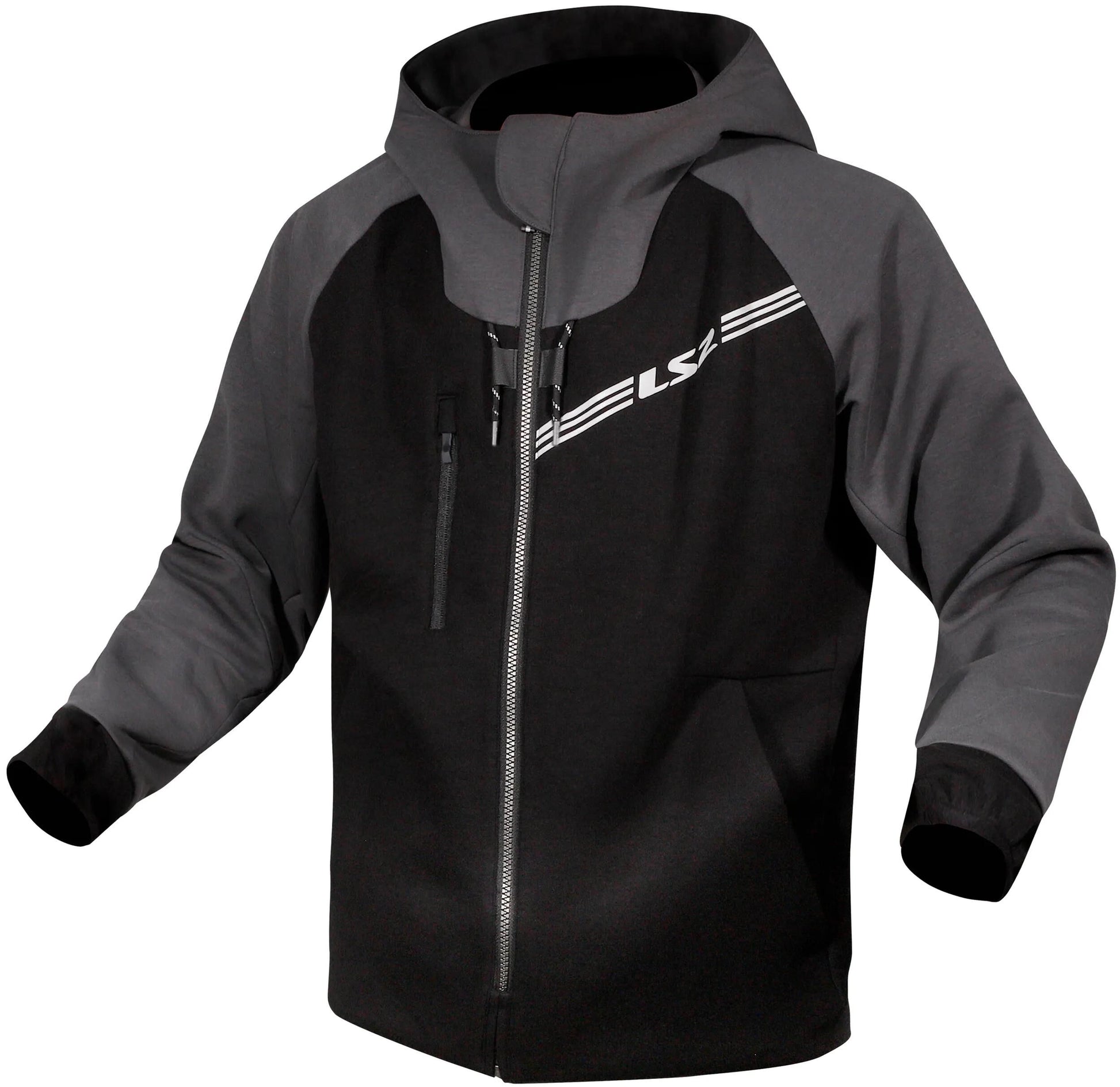Ls2 veste throttle veste throttle homme noir gris foncé m