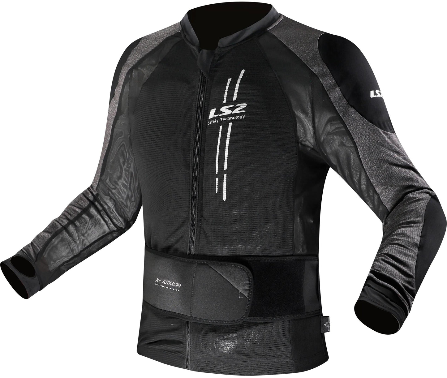 Ls2 veste x-armor veste x-armor homme noir argent 3xl 4xl
