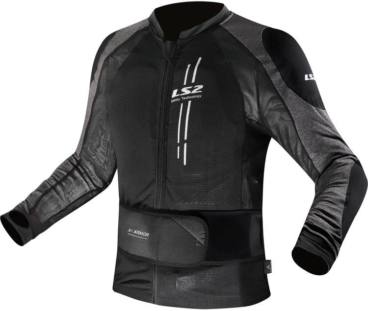 Ls2 veste x-armor veste x-armor homme noir argent 3xl 4xl