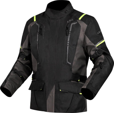 Ls2 veste narvik veste narvik homme noir gris jaune fluo l