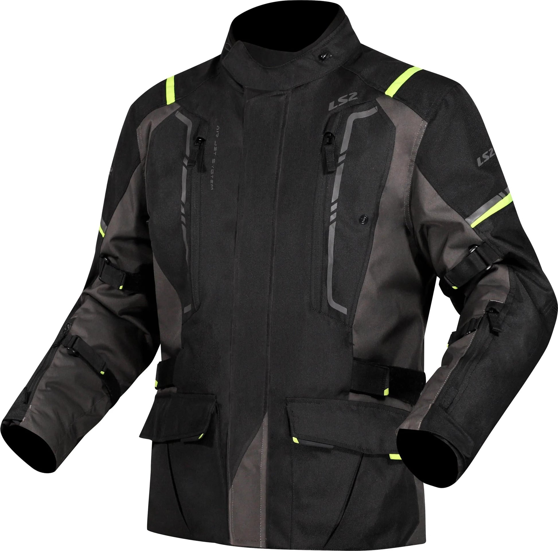 Ls2 veste narvik veste narvik homme noir gris jaune fluo xx