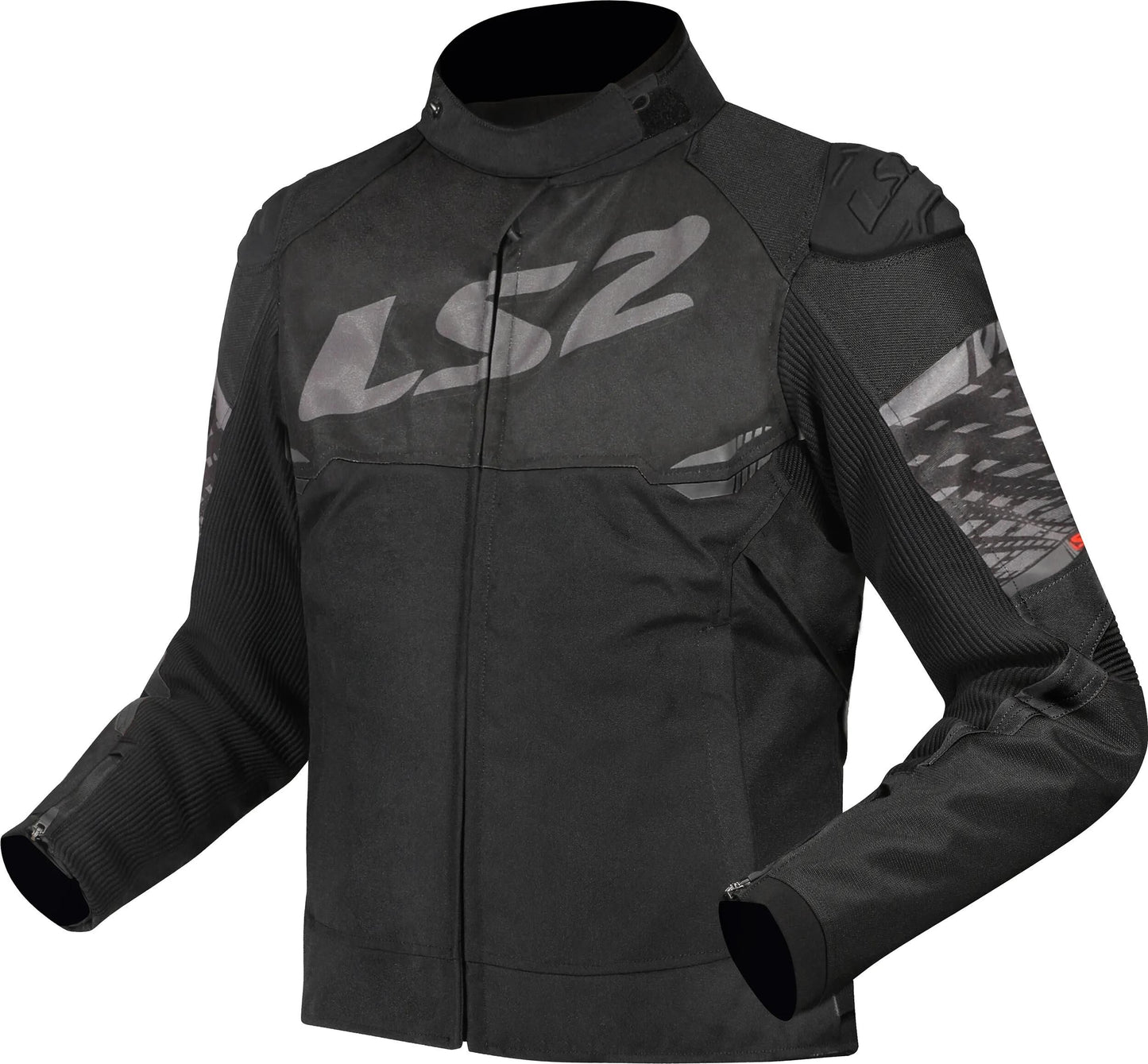 Ls2 apex veste veste apex dames noir gris foncé gr. je