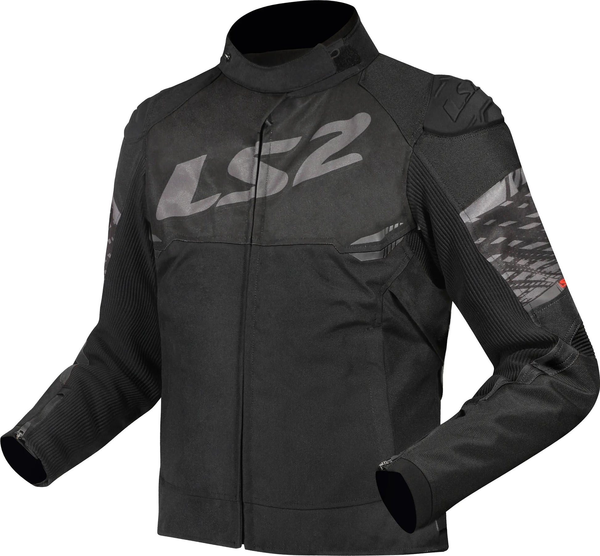 Ls2 apex veste veste apex dames noir gris foncé gr. je
