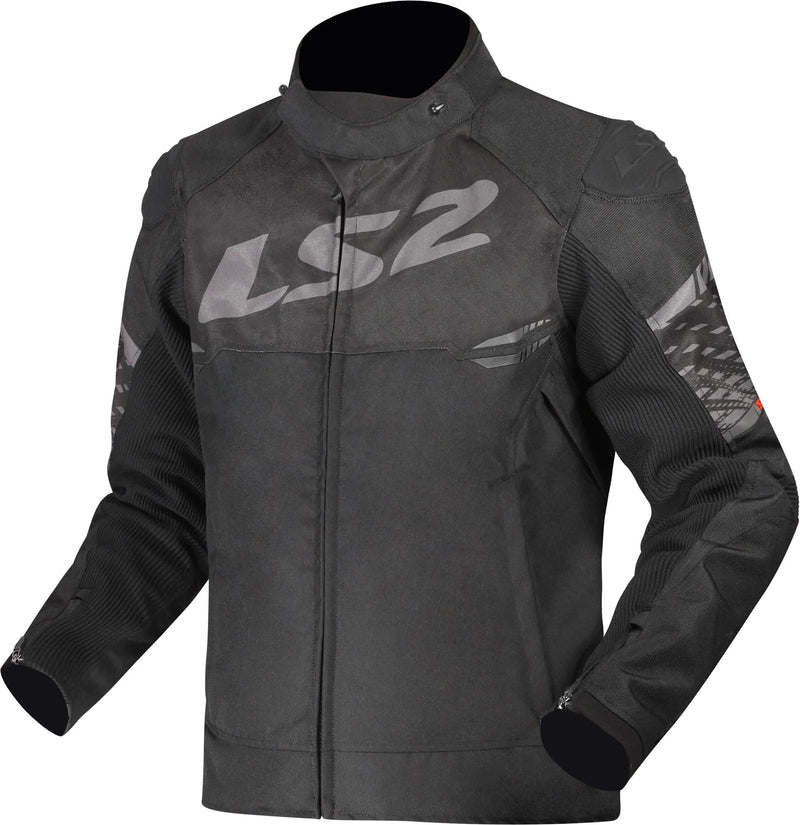 Ls2 apex veste veste apex hommes noir gris foncé gr. je