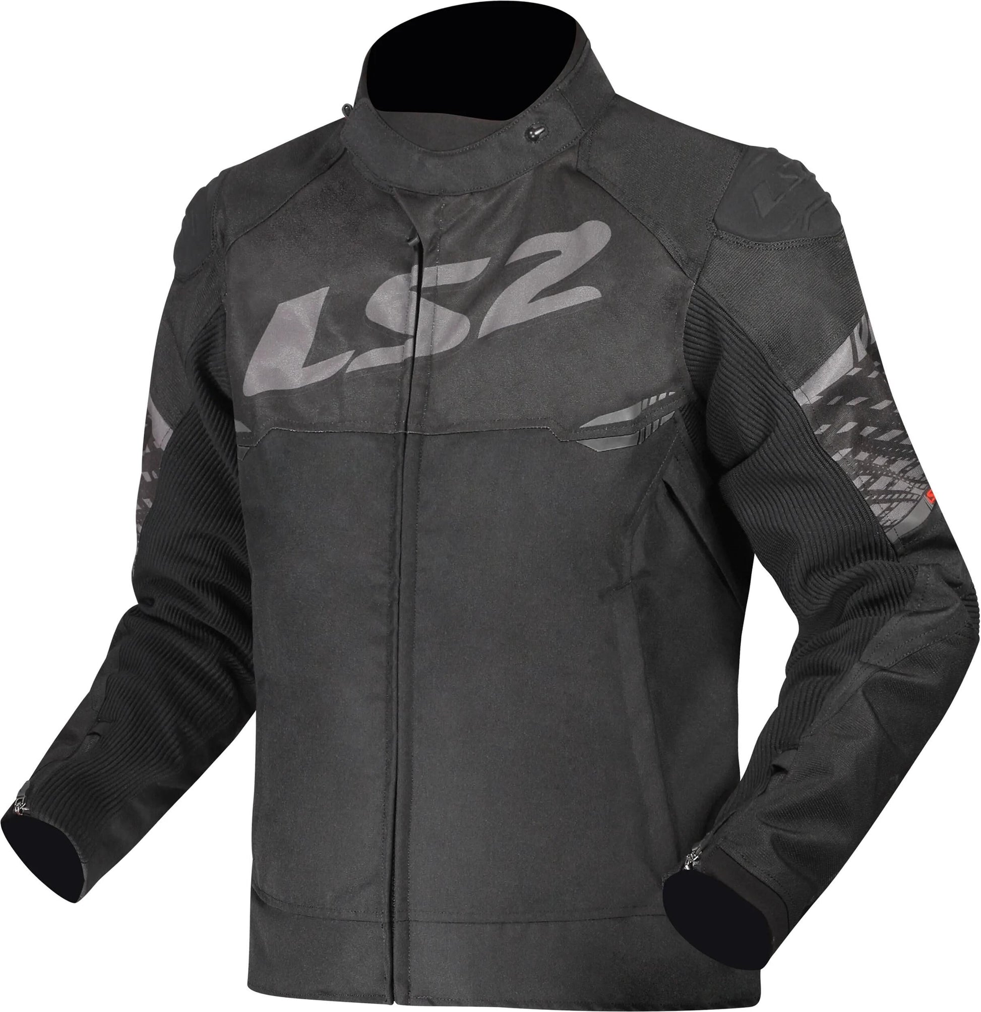 Ls2 apex veste veste apex hommes noir gris foncé taille 3xl