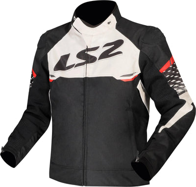 Ls2 apex veste veste apex hommes noir blanc rouge taille xl