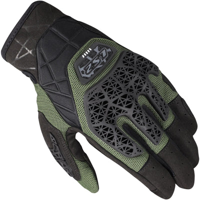LS2 gants tout terrain ii homme gant tout terrain ii homme noir vert 3xl