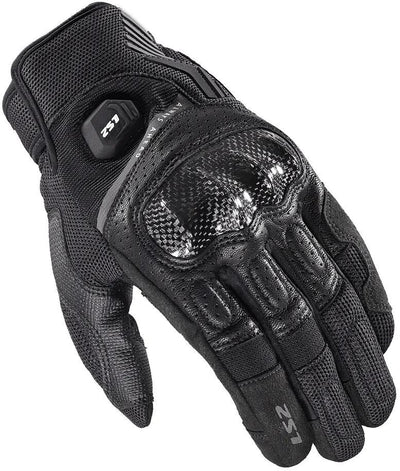 Ls2 gants atom homme gant atom mens noir gr. s