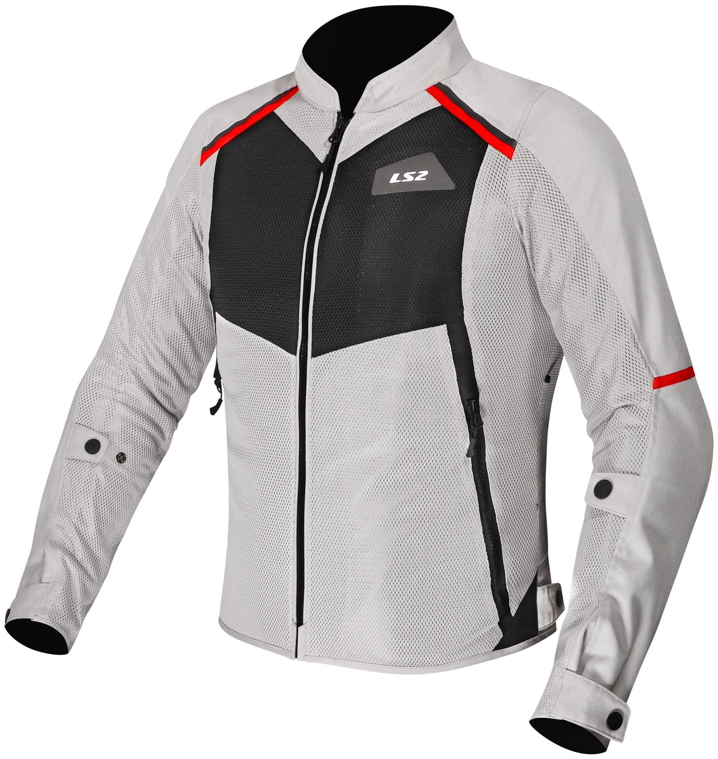 Ls2 veste brise dame veste brise dames gris noir rouge taille xl