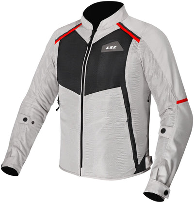 Ls2 veste brise homme veste brise hommes gris noir rouge gr. s