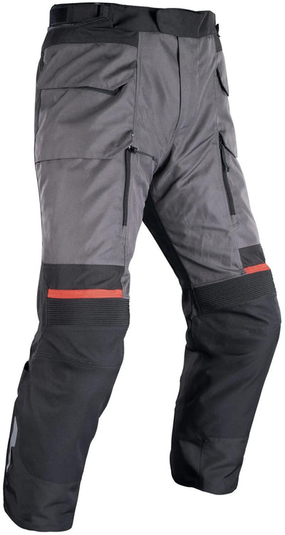 Pantalon oxford rockland gris bw rouge taille courte l
