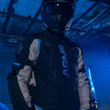 Veste armr kiso 4.0 wp ms noir gris bleu gr. s - afbeelding 1