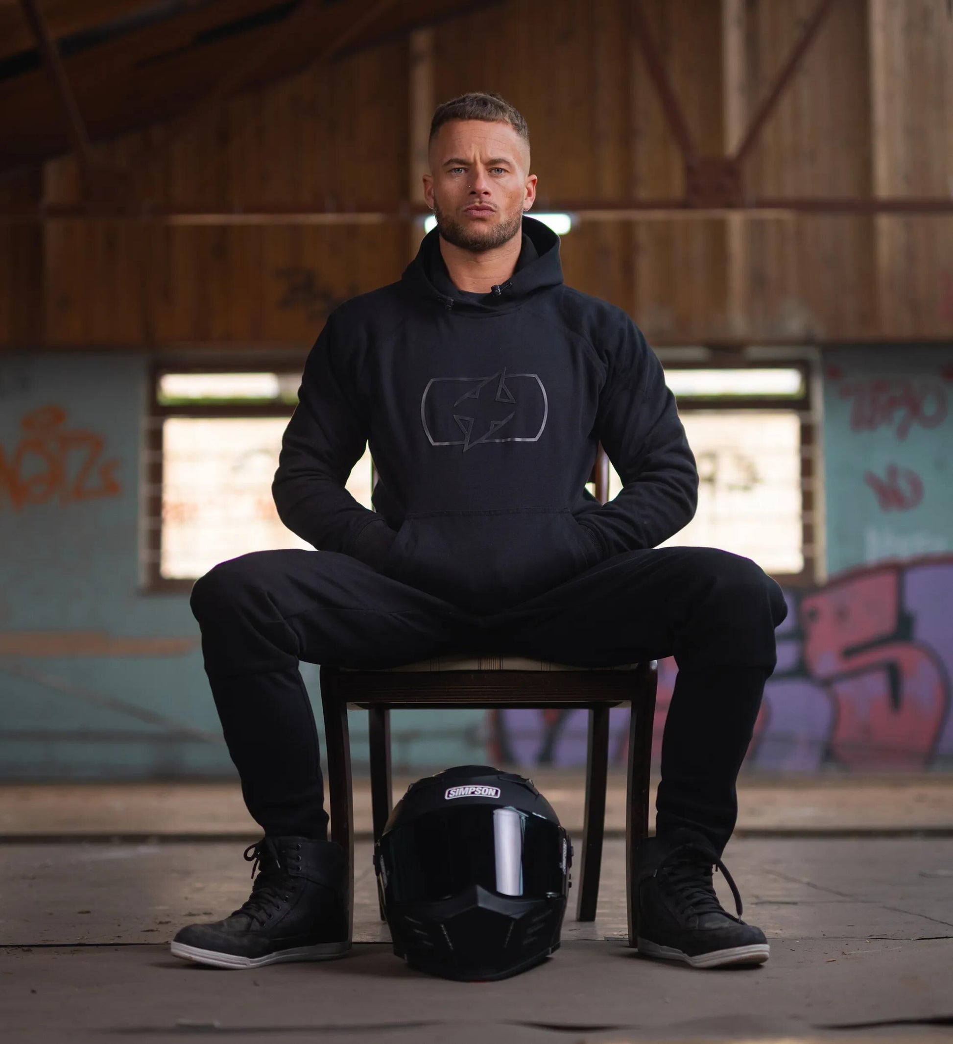 Sweat à capuche Oxford Armourlite Mme Black Gr. l