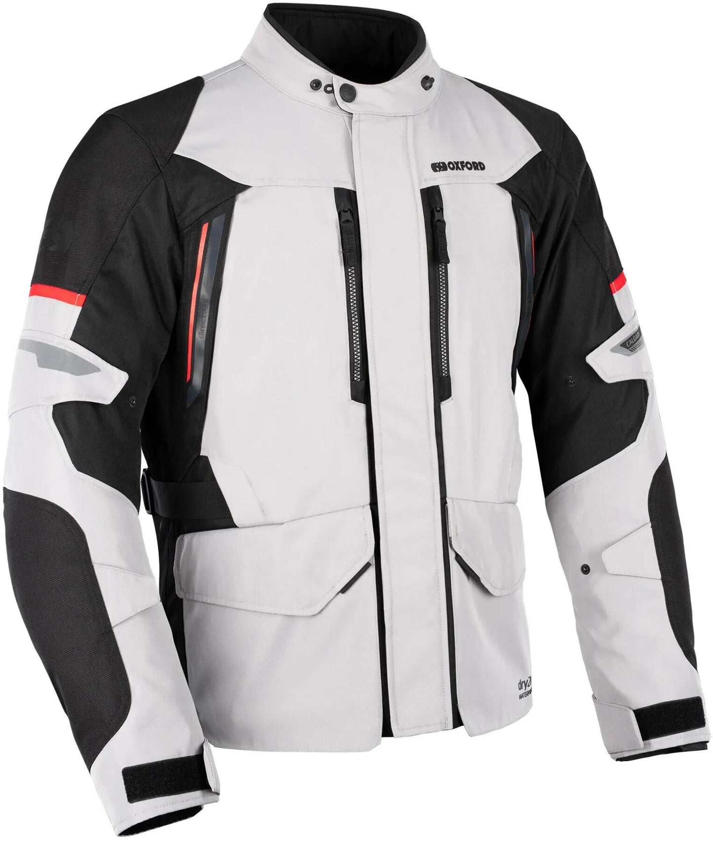 Oxford Jacket Calgary 2.0 D2D MS Silver Black Gr. l