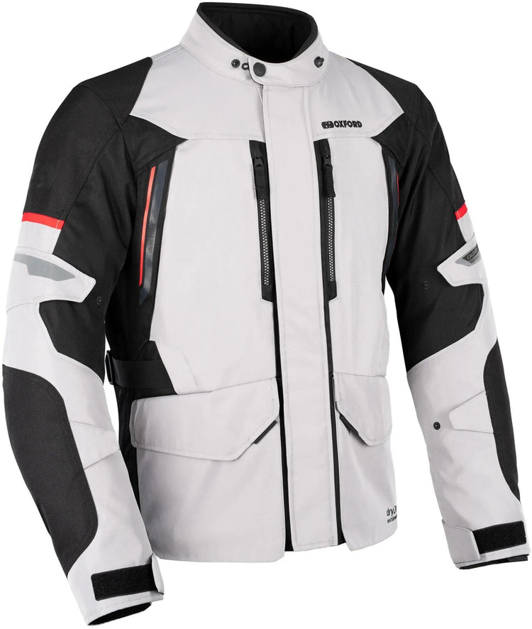 Oxford Jacket Calgary 2.0 D2D MS Silver Black Gr.XL