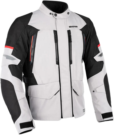 Oxford Jacket Calgary 2.0 D2D MS Silver Black xxl