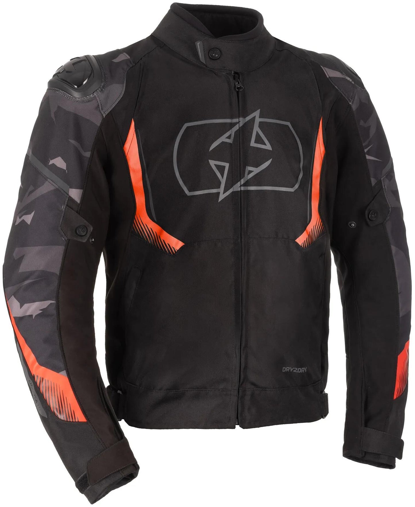 Oxford Jacket Omega 1.0 D2D MS Black Camo Red xxl