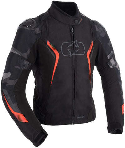 Oxford Jacket Omega 1.0 D2D WS Black Camo Red 38
